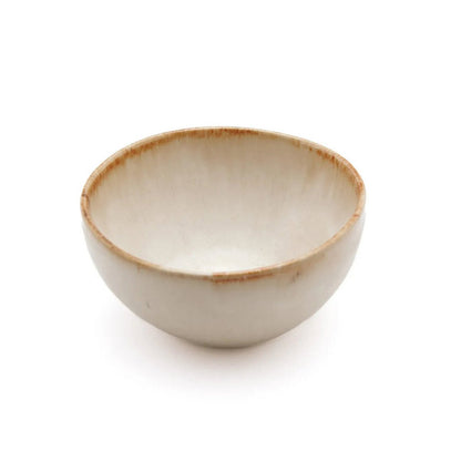 Stoneware bowl 11 cm - white, made in Portugal