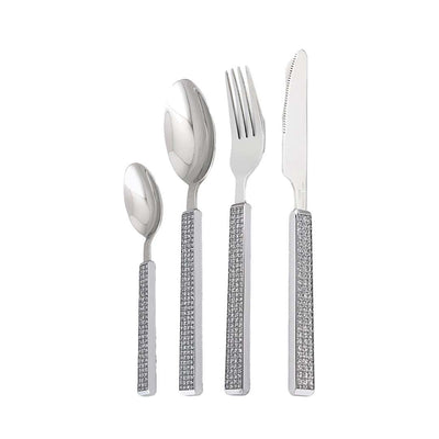 Solid silver cutlery set 24 pieces