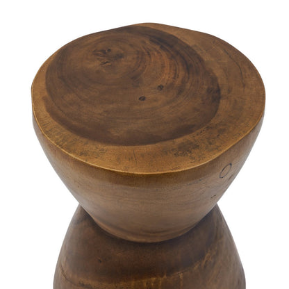 Suar wood stool, natural – side table