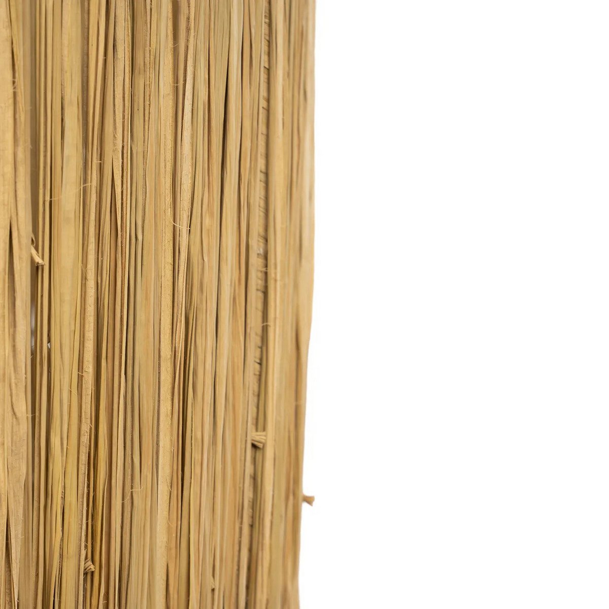 Molokai table lamp - White terracotta with woven shade