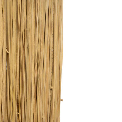 Molokai table lamp - White terracotta with woven shade