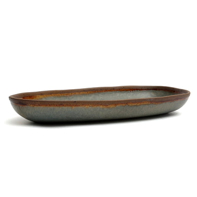 Stoneware serving platter 34 × 16.5 cm – Côa