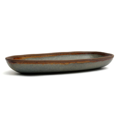 Stoneware serving platter 34 × 16.5 cm – Côa
