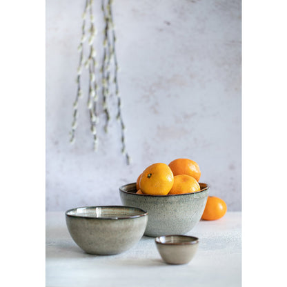 Round stoneware cereal bowl 15 × 8 cm – Comporta