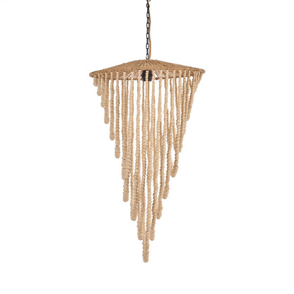 Perlenluster aus Holz - Natur, groß