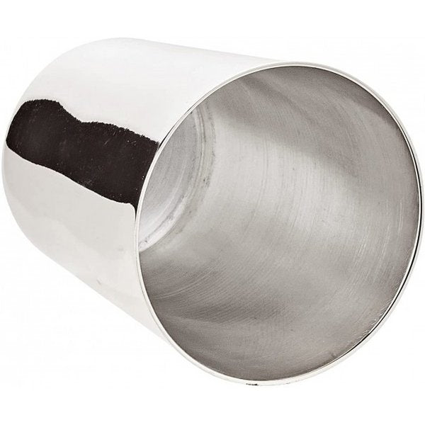 Versilberter Schnapsbecher Junge H 4,5 cm – zeitloser Stahl & Silber