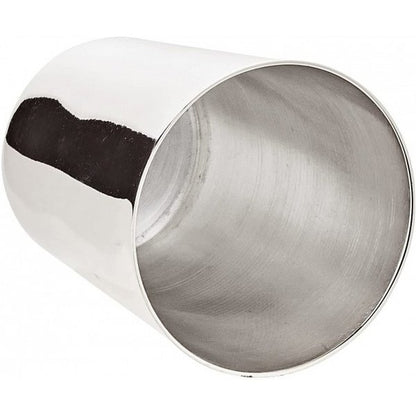 Versilberter Schnapsbecher Junge H 4,5 cm – zeitloser Stahl & Silber