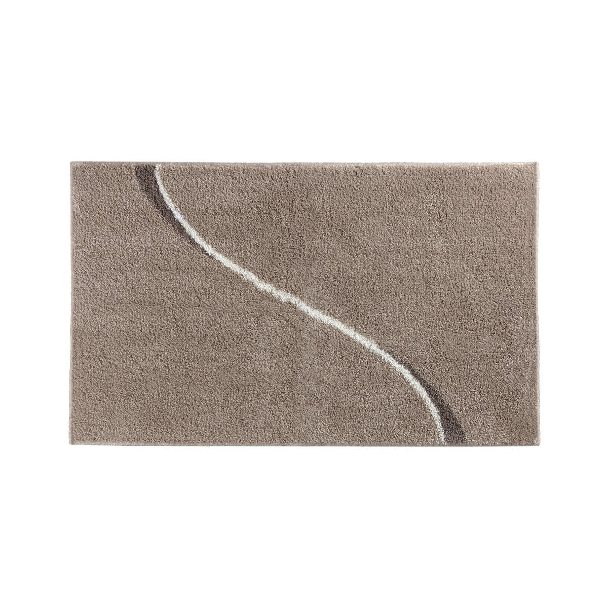 Carve bath mat, sand 60×100 cm - high pile