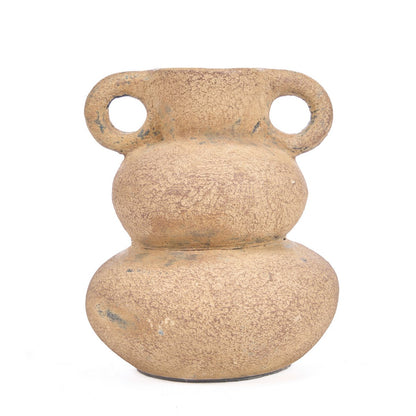 Terrakotta-Vase, Sand-Finish – S