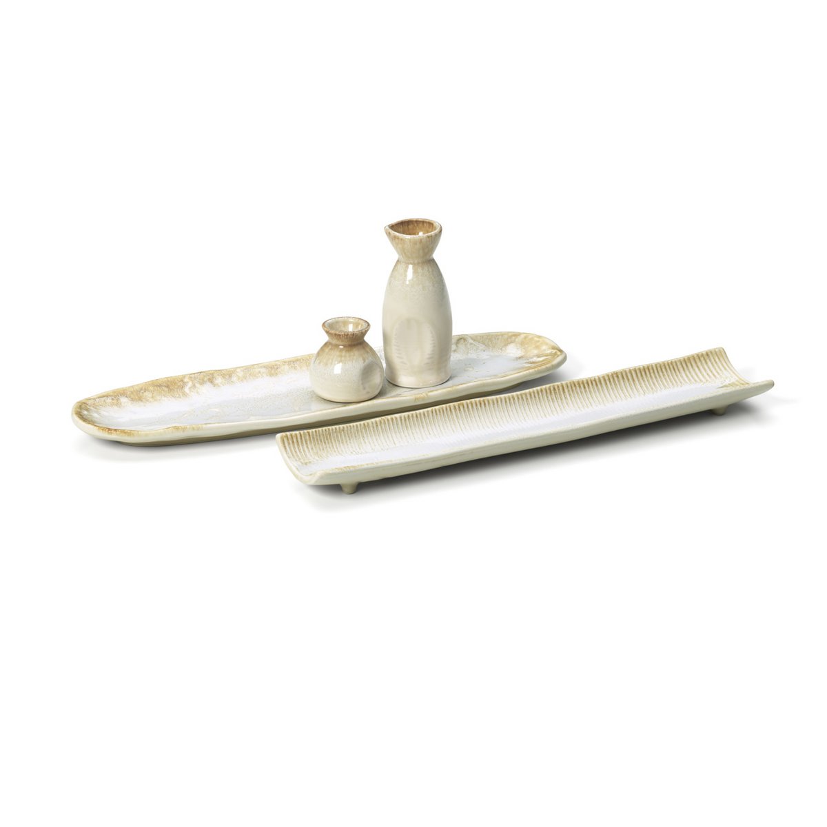 Ceramic sauce pourer small, beige - Da Rocha style
