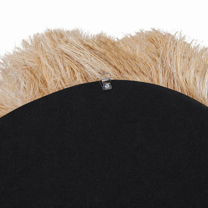Grass-frame arch wall mirror, large – 80 × 90 cm