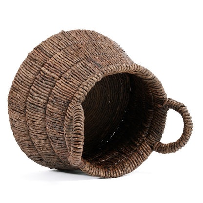Palmblatt Rundkorb 42 × 33 cm - natur