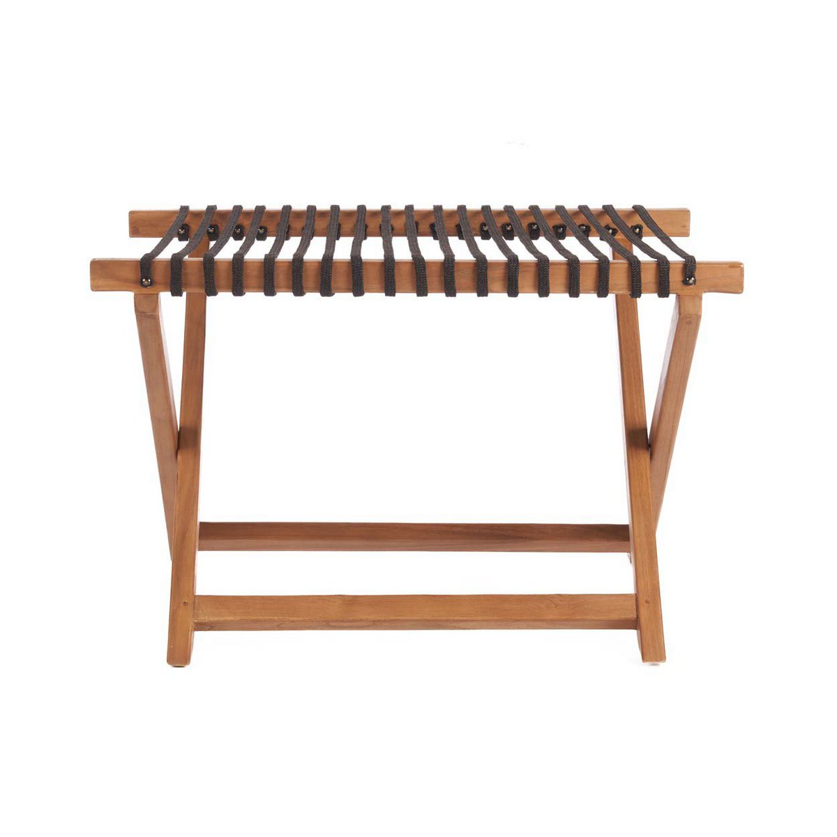 Wood luggage rack, foldable - Natural