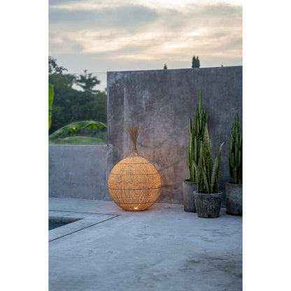 Gulvlampe skærm i naturrattan 50 cm - Wonton
