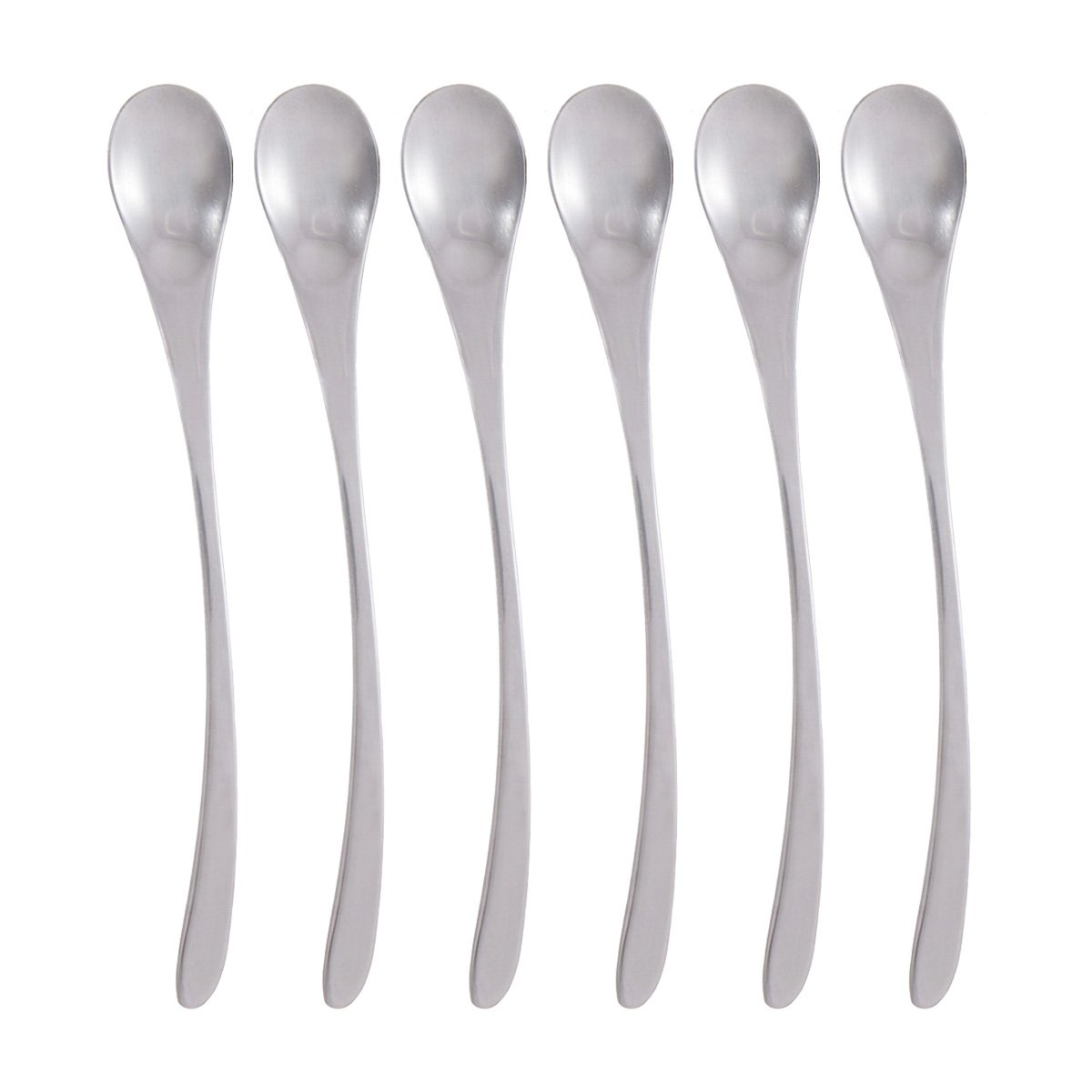 Stainless steel bar spoons 22cm - set of 6