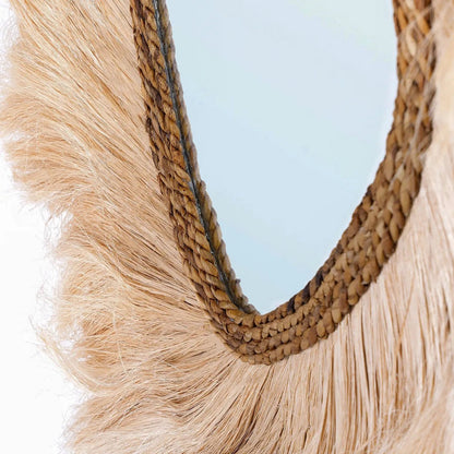 La Duchessa mirror, natural grass - L