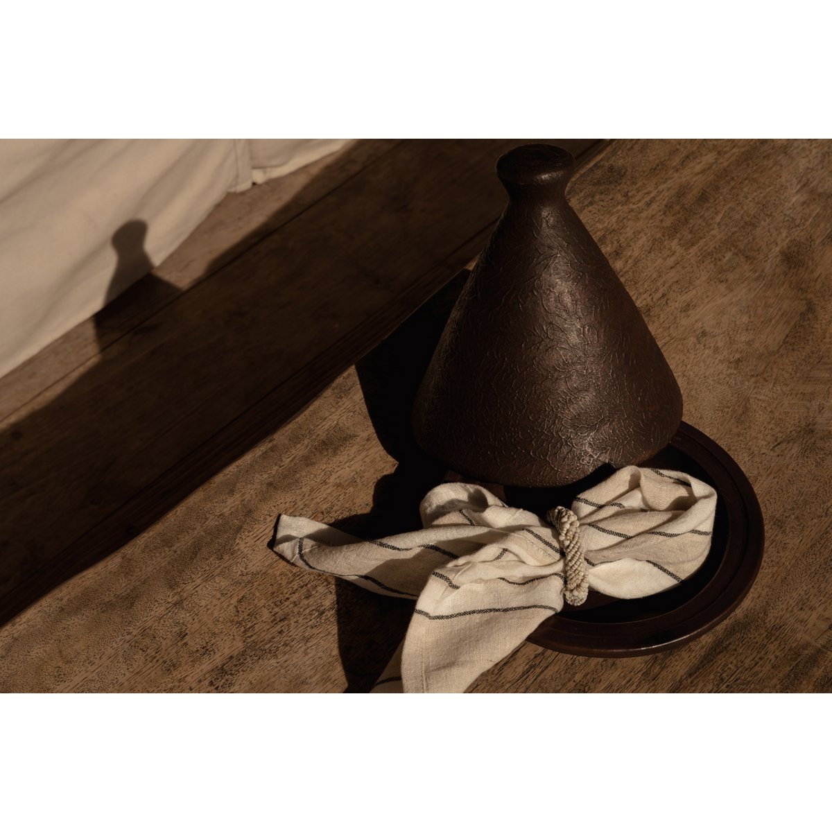 Terrakotta-Kegel-Tajine 21 cm – handgefertigt in Indonesien