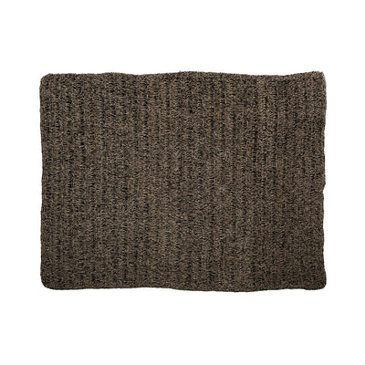 Seagrass rug 200 × 300 cm - natural black, woven in Indonesia