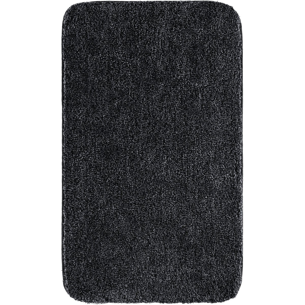 Badekåbemåtte i akryl, mørkegråmeleret 60×100 cm