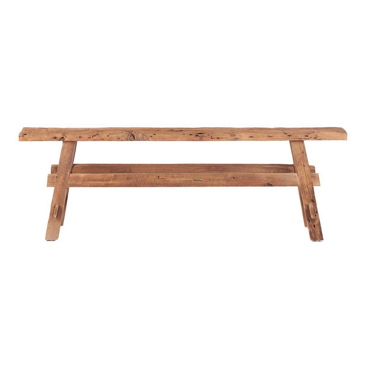 Teak bench, natural - 150 × 50 cm