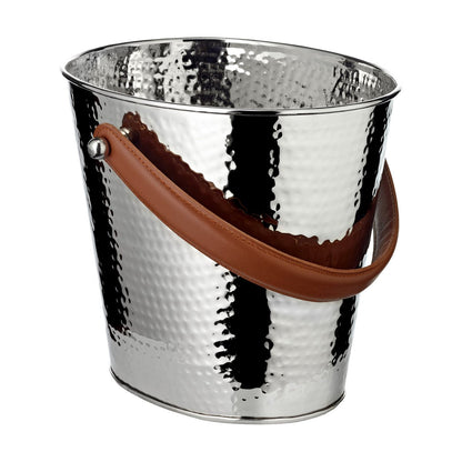 Champagnekøler Gavin i rustfrit stål, hamret, 26 cm