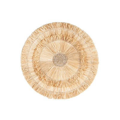 Sisal wall circle 60 cm – round wall décor, natural