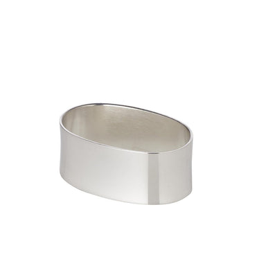 Sterling silver napkin ring Liscio, 5.5 cm