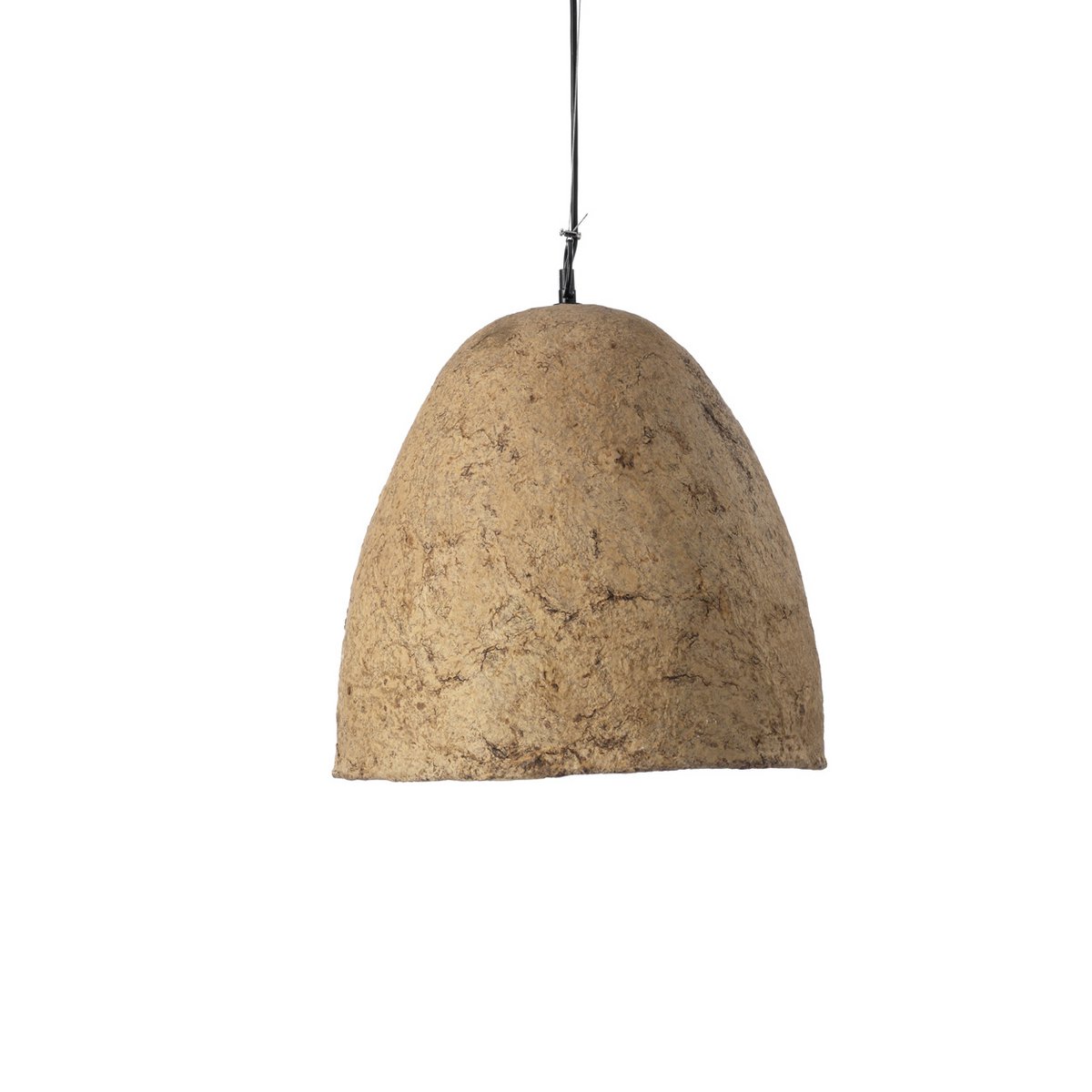 Papmaché pendellampe, 40 cm - Mud