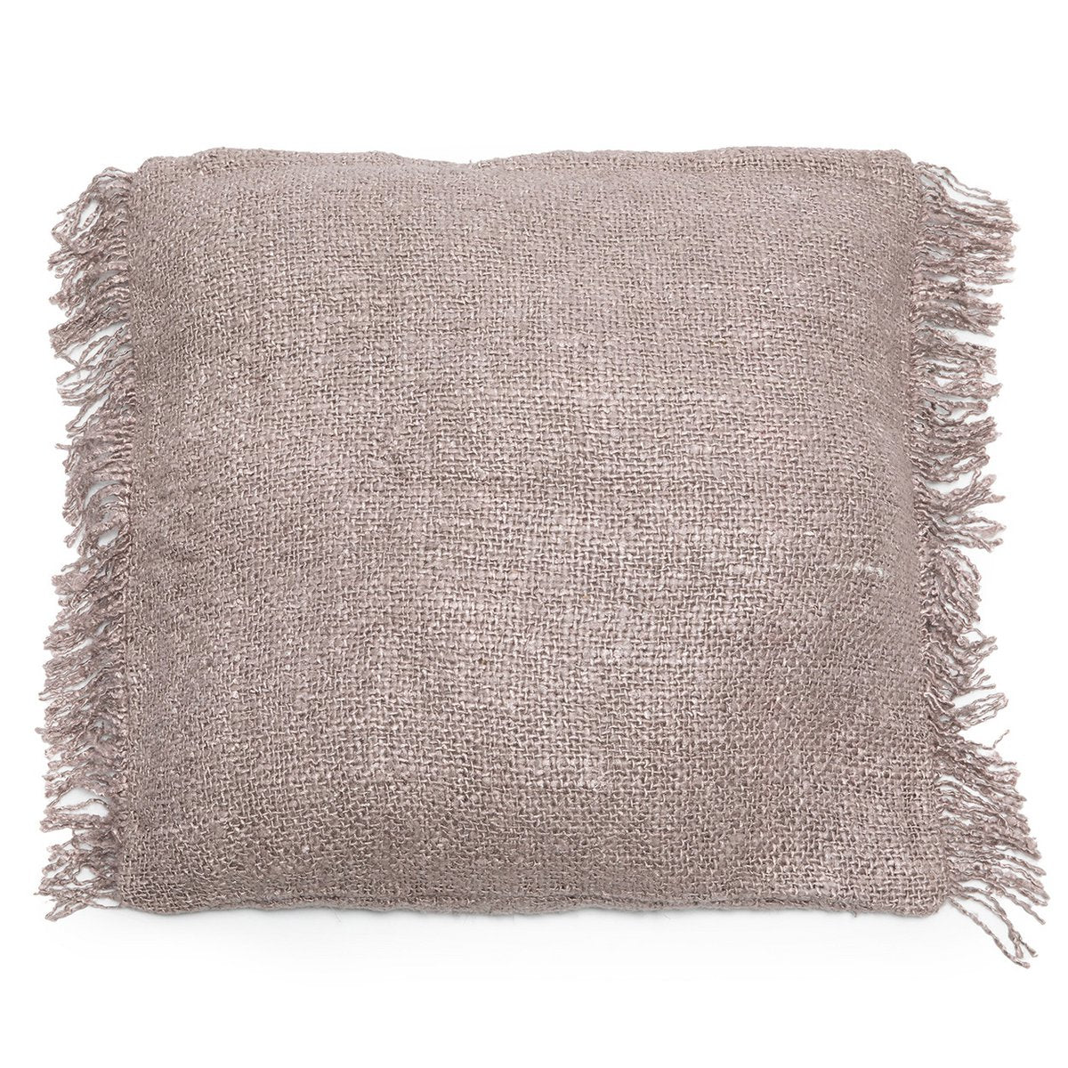 Cotton cushion cover, pearl grey – 60×60 cm