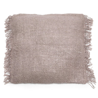 Cotton cushion cover, pearl grey – 60×60 cm