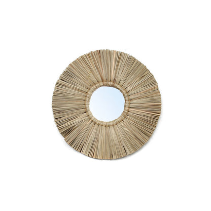 Gras-Spiegel, rund, 35 cm – Küstenstruktur