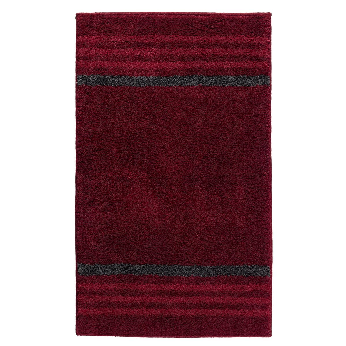 Lima akryl badeforlæg, 60×100 cm – rød & brun