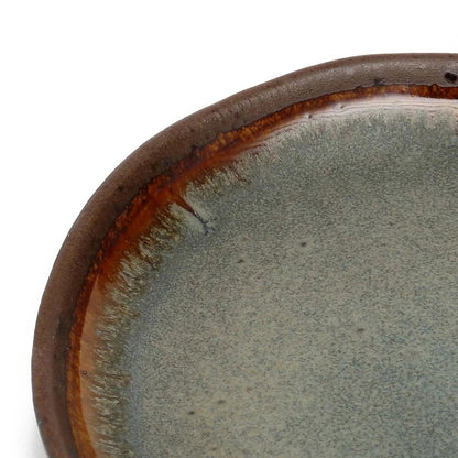 Stoneware appetizer plate, 17 cm - Portuguese handmade