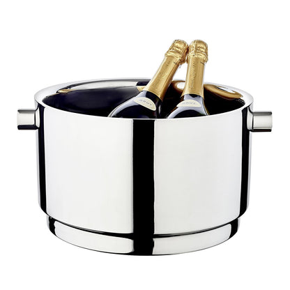 Champagnekøler i rustfrit stål, Rayo 32 cm - poleret sølv