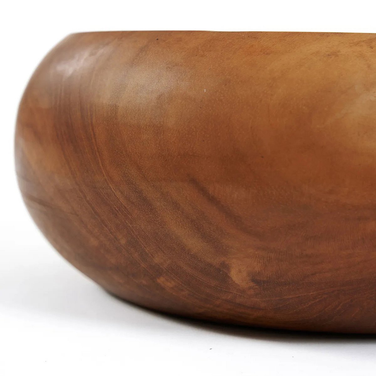 Teak root fruit bowl, 20 cm - organic form
