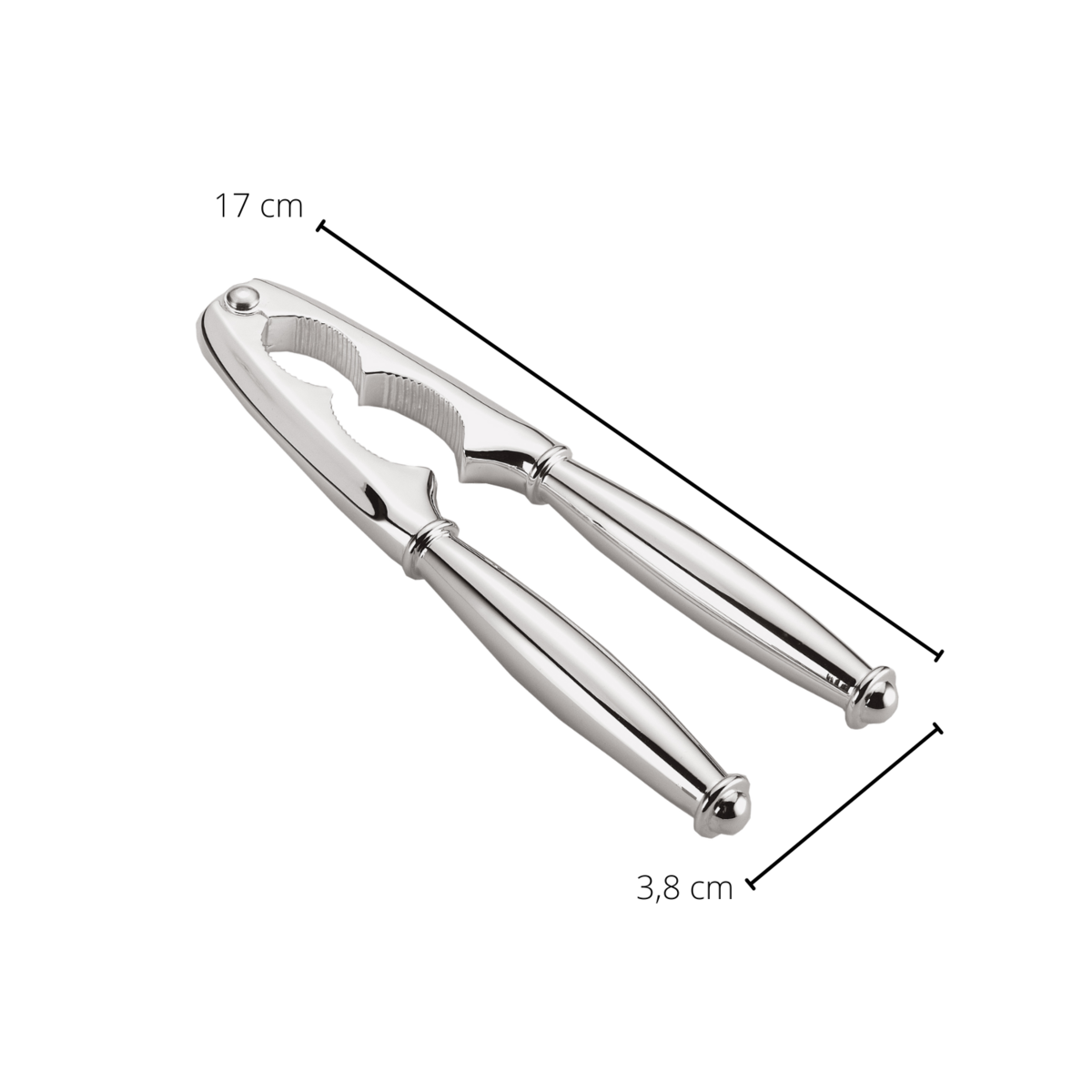 Silver-plated nutcracker Carlton, classic shape, L 17 cm