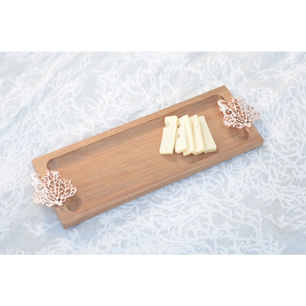 Wooden serving tray 42×13×3 cm