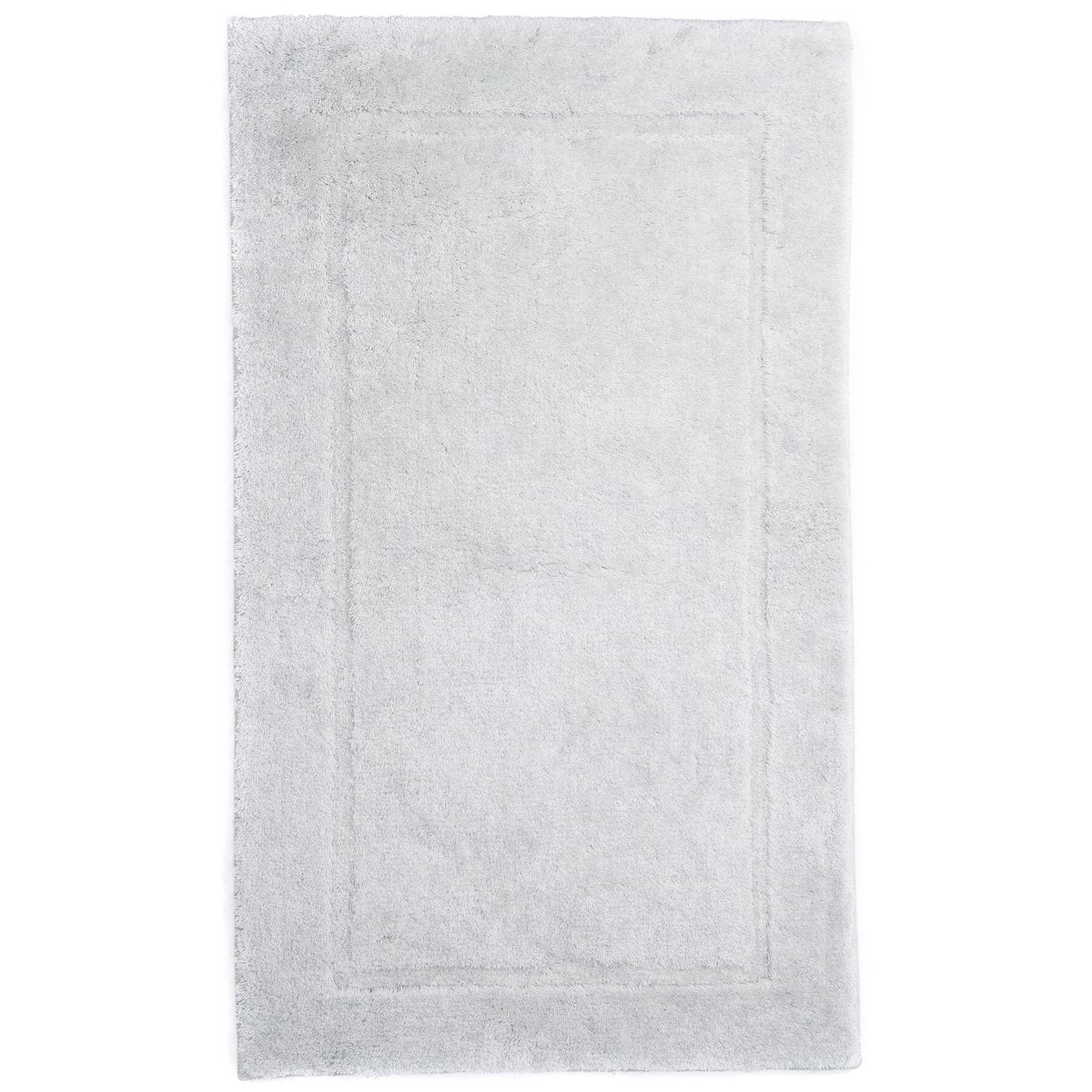 Acryl-Badematte 60 × 100 cm – silber, rutschhemmend