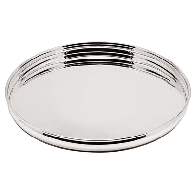 Silver-plated serving tray Segovia, 36 cm round