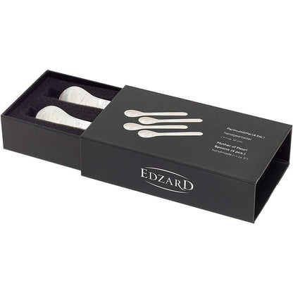 Mother-of-pearl caviar spoons, set of 4, 11 cm – rounded corners
