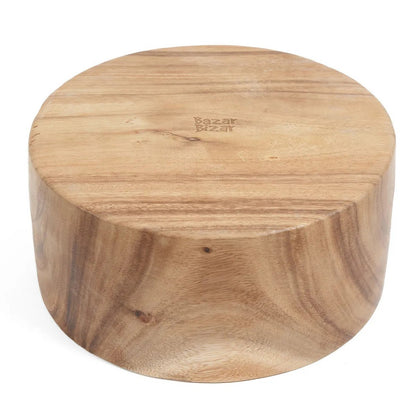Suar wood salad bowl M, 20 cm – round natural wood