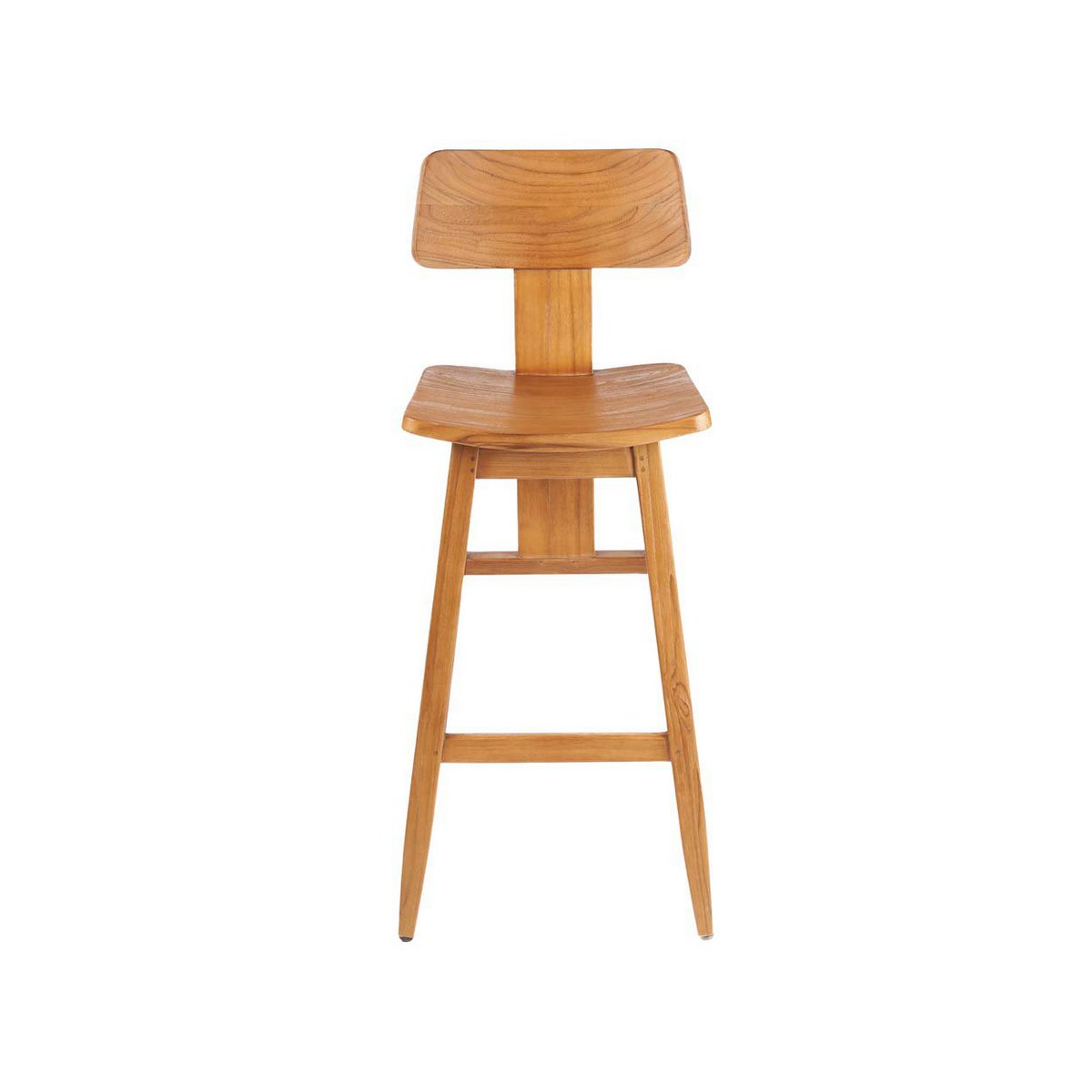 Wooden barstool, natural - 109cm H