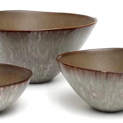Portuguese stoneware cereal bowl 16 cm - multi-colour