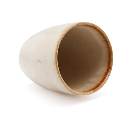 Stoneware handleless cup, medium - Portuguese