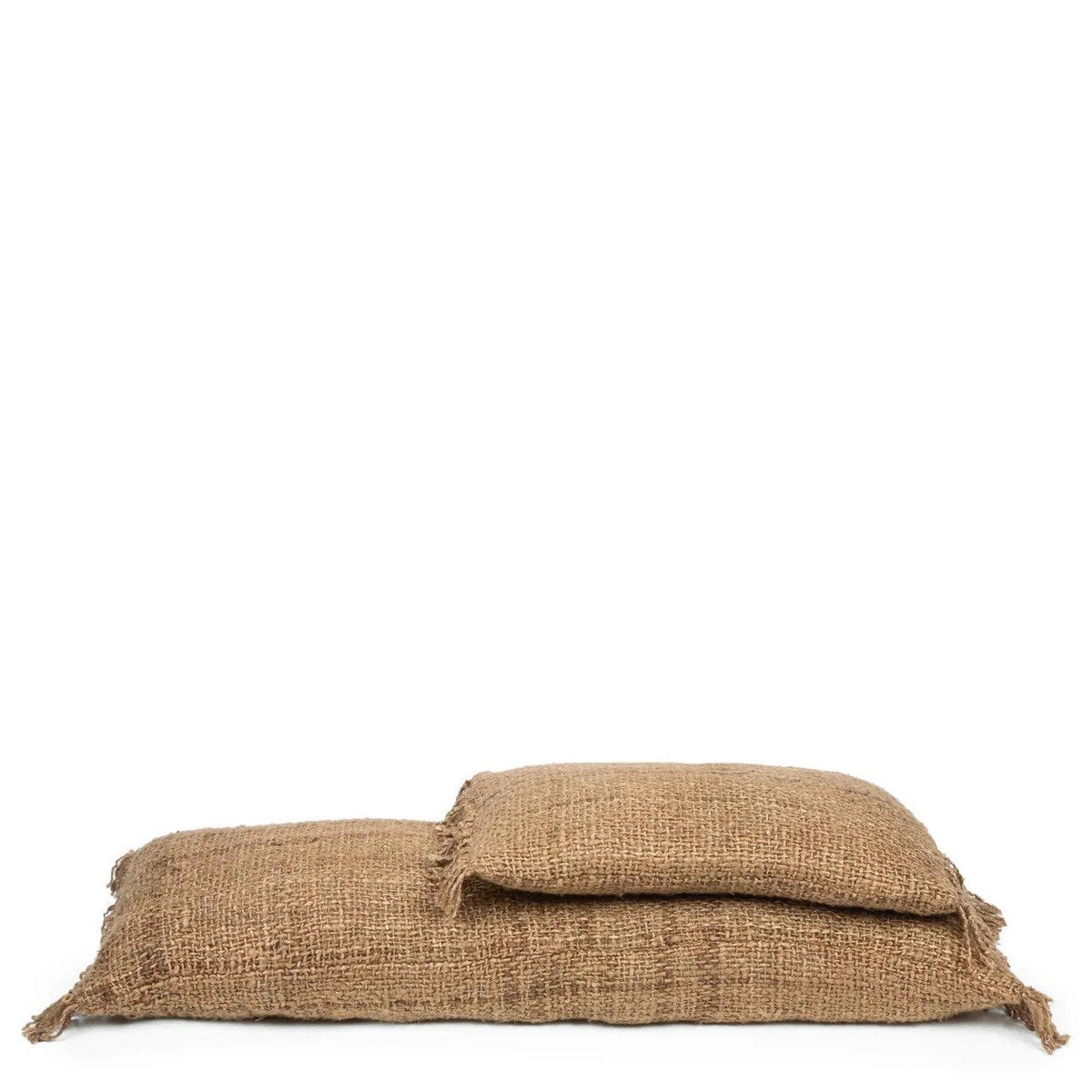 Cotton cushion cover 35×100 cm - brown