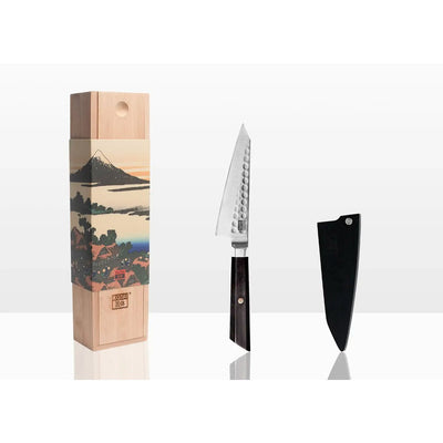 Bunka Petty knife, 13.5 cm - ebony handle with sheath