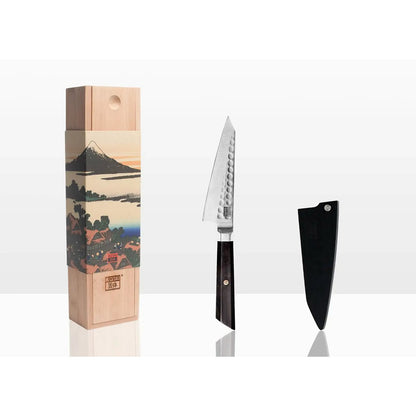 Bunka Petty knife, 13.5 cm - ebony handle with sheath