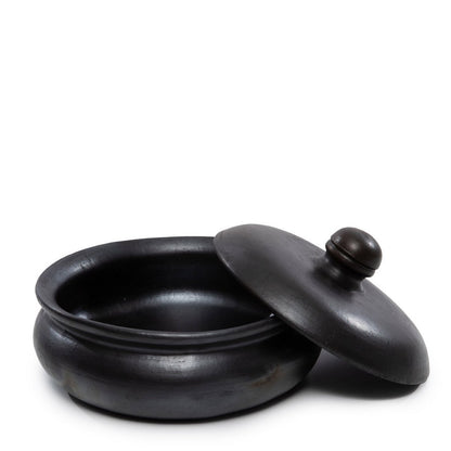 Terrakotta karrygryde, sort - 24 cm