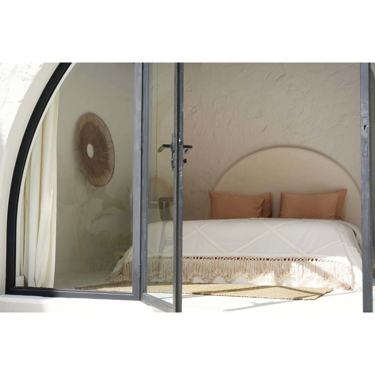 Sengekast i bomuld 300×240 – naturlig, holdbar