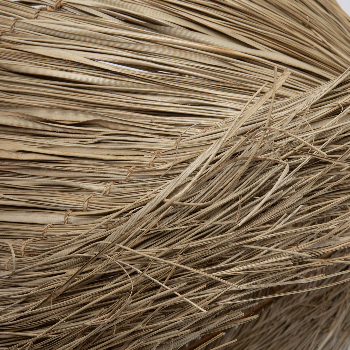 Græsbordlampeskærm 42×32 cm – natur